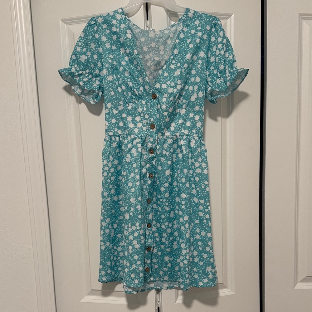 Floral Button-Down Dress